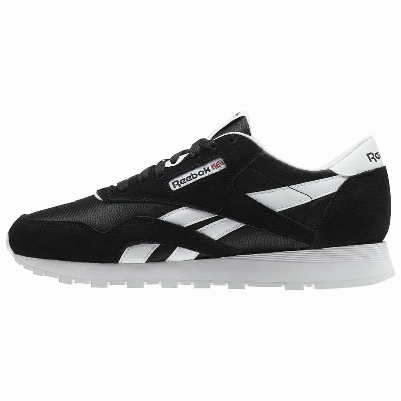 Reebok Classic Nylon Tenisky Chlapcenske - Čierne/Biele CH9100KM